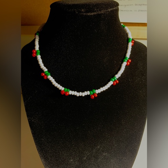 🍒Beaded Cherry Choker🍒 - Picture 2 of 5